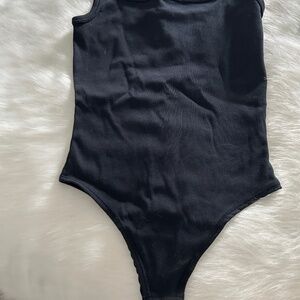 Brunette Ribbed Body Suit